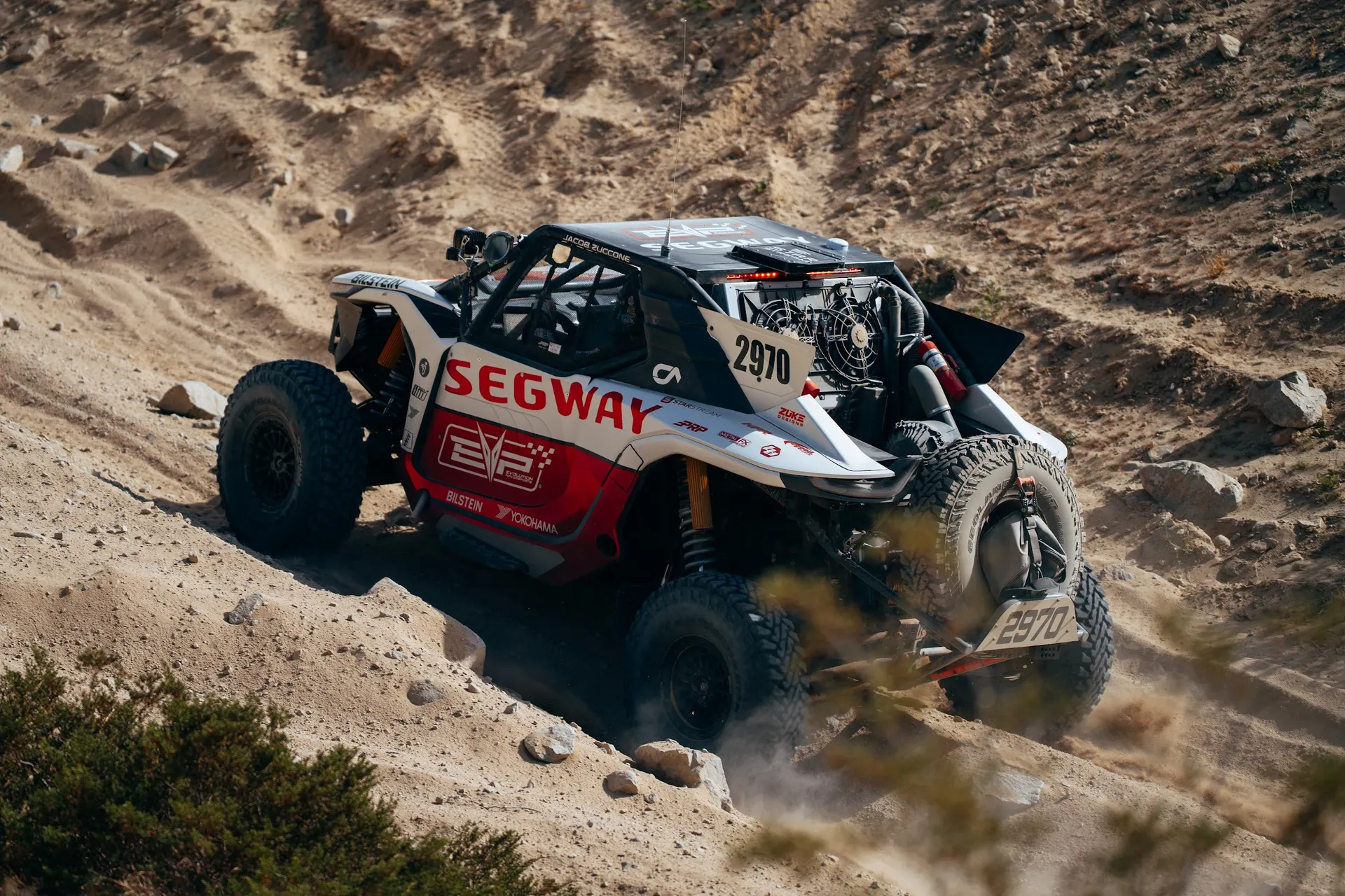 Segway race car No. 2970 at the King of the Hammers